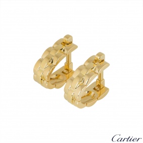 Cartier Yellow Gold Maillon Panthere Cufflinks